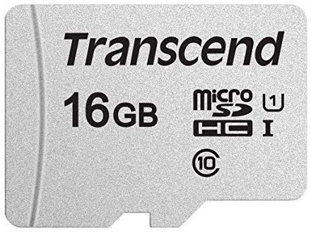 Карта пам’яті Transcend microSDHC 16GB UHS-I U1 (TS16GUSD300S)