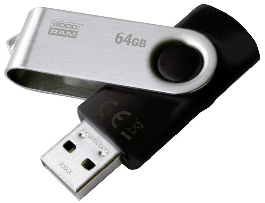 USB флеш накопичувач Goodram 64GB Twister Black USB 2.0 (UTS2-0640K0R11)