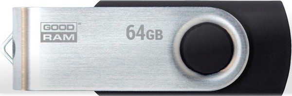 USB флеш накопичувач Goodram 64GB Twister Black USB 2.0 (UTS2-0640K0R11)