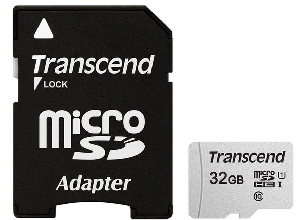 Карта пам’яті Transcend 32GB microSDHC class 10 UHS-I U1 (TS32GUSD300S-A)