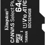 Карта пам’яті Kingston microSDXC 64Gb Canvas Select+ A1 (R100/W10)