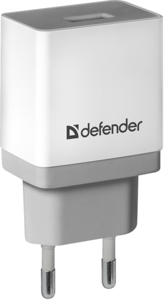 Зарядний пристрій Defender UPA-21 white, 1xUSB, 5V / 2.1A (83571)