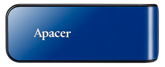 USB флеш накопичувач Apacer 64GB AH334 blue USB 2.0 (AP64GAH334U-1)