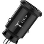 Автомобільний зарядний пристрій T-PHOX Charger Set 2.4A Dual+MicroUSB cable 1.2m (Black)