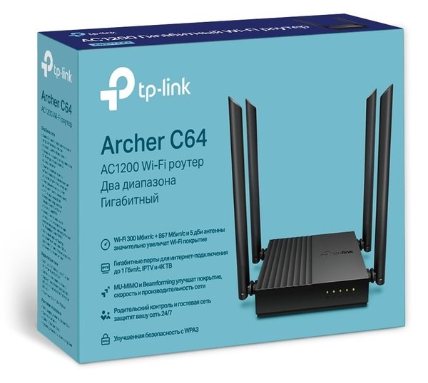 Бездротовий маршрутизатор TP-Link Archer C64