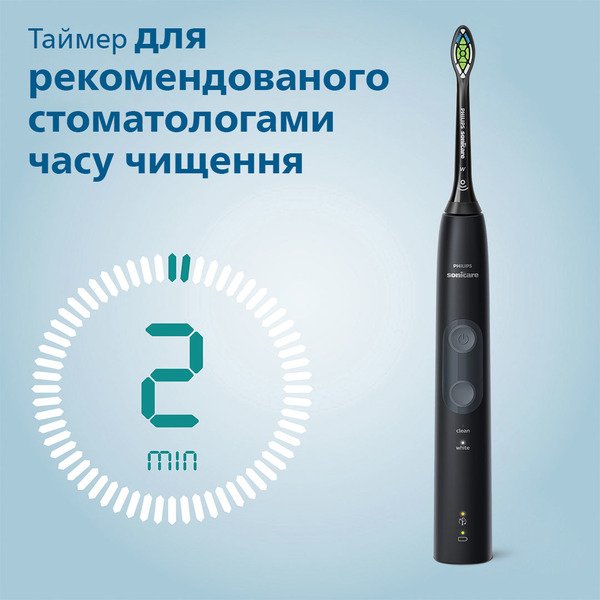 Набір електричних зубних щіток Philips HX6830/35 Sonicare ProtectiveClean 4500 Black+Pink