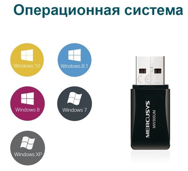 USB-адаптер Mercusys MW300UM