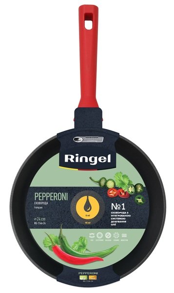 Сковорода RINGEL Pepperoni сковорода глибока 24 см