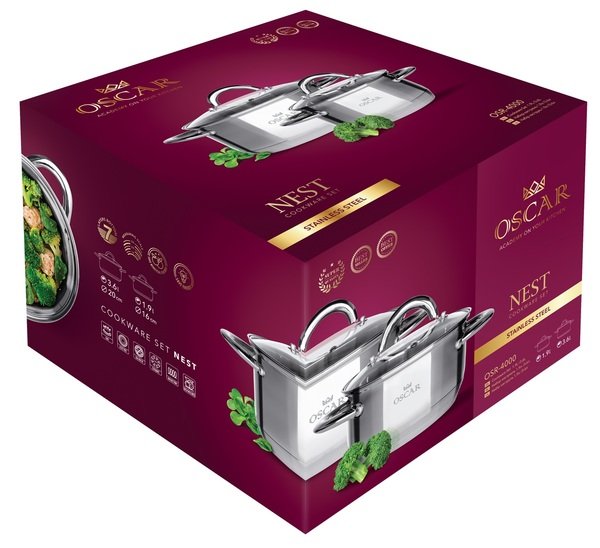 Набір посуду Oscar Nest (4 предмети)