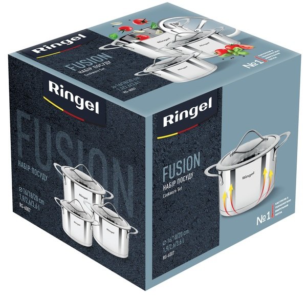 Набір посуду Ringel Fusion 6 предметів (RG-6007)