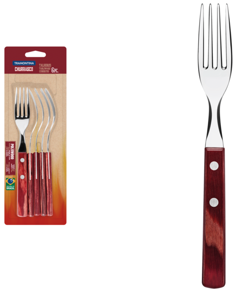 Виделка столова TRAMONTINA Barbecue POLYWOOD
