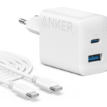 Мережевий зарядний пристрій Anker PowerPort – 20W USB-C&USB-A + USB-C cable White