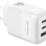 Мережевий зардний пристрій XO L139 – 65W PD Dual USB-C & 18W QC USB-A White