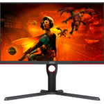Монiтор 27″ AOC U27G3X/BK Black/Red