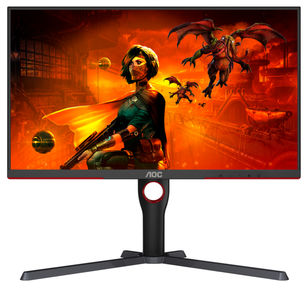 Монiтор 27″ AOC U27G3X/BK Black/Red
