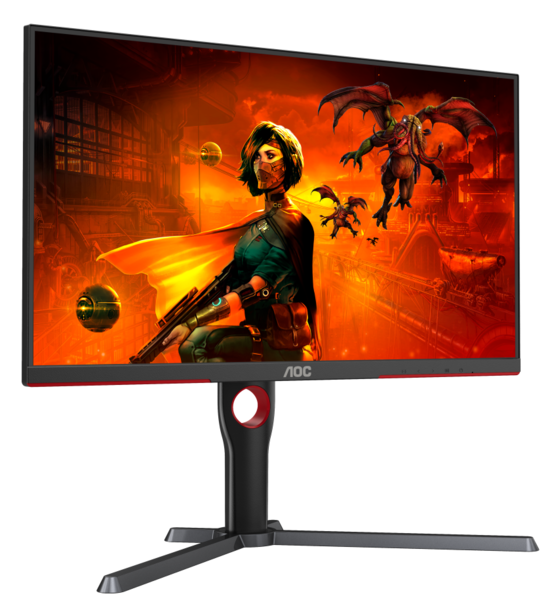 Монiтор 27″ AOC U27G3X/BK Black/Red