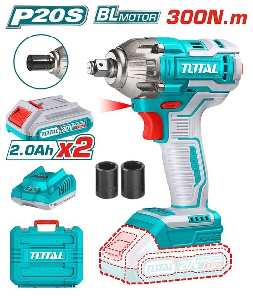 Шуруповерт TOTAL TIWLI2038 20В Li-Ion