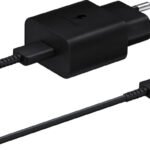 Мережевий зарядний пристрій Samsung 15W Power Adapter Type-C+Cable – Black (EP-T1510XBEGEU)