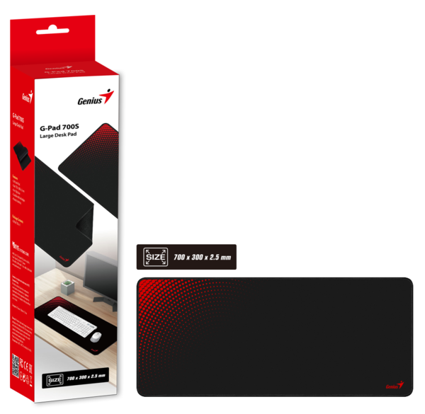 Килимок для мишi Genius G-Pad 700S Black