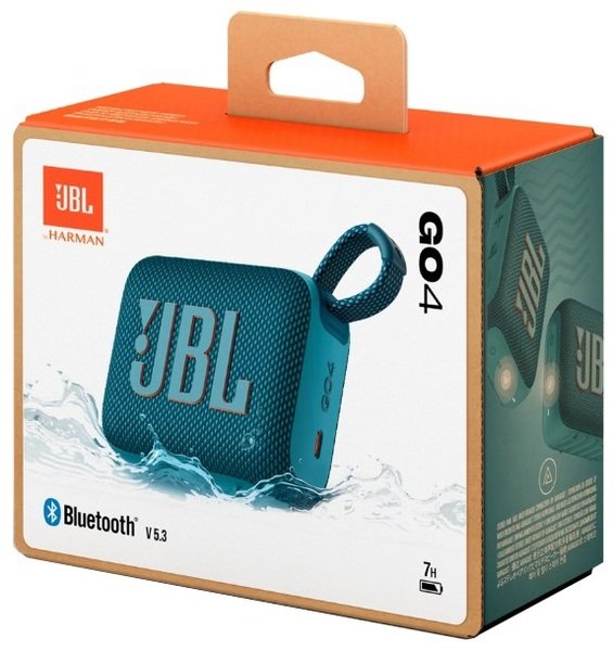 Портативна акустика JBL Go 4 Blue (JBLGO4BLU)