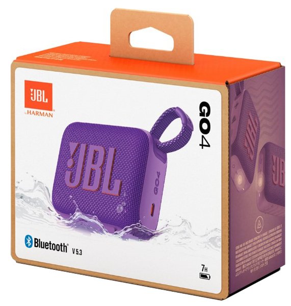 Портативна акустика JBL Go 4 Purple (JBLGO4PUR)