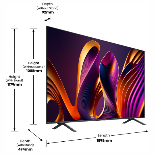 LED-телевізор Hisense 85E7NQ PRO