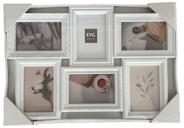 Мультірамка EVG INNO ZB-6-3753 WHITE COLLAGE 6