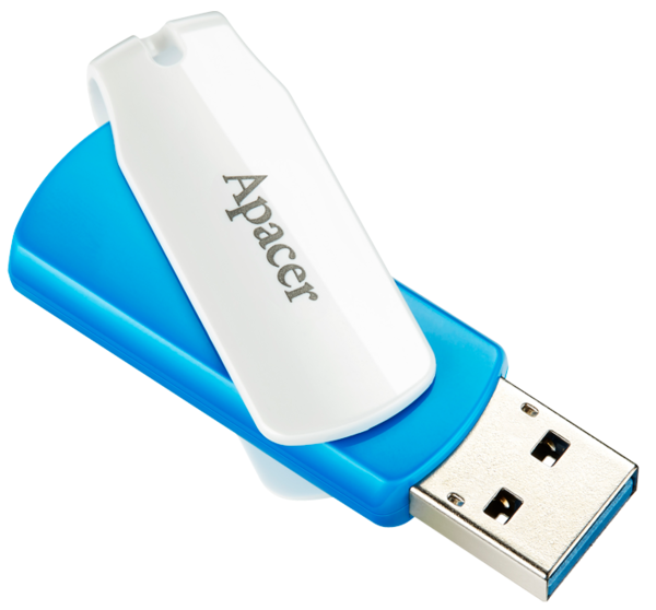 Flash Drive Apacer AH357 64GB USB 3.2 (AP64GAH357U-1) Blue/White