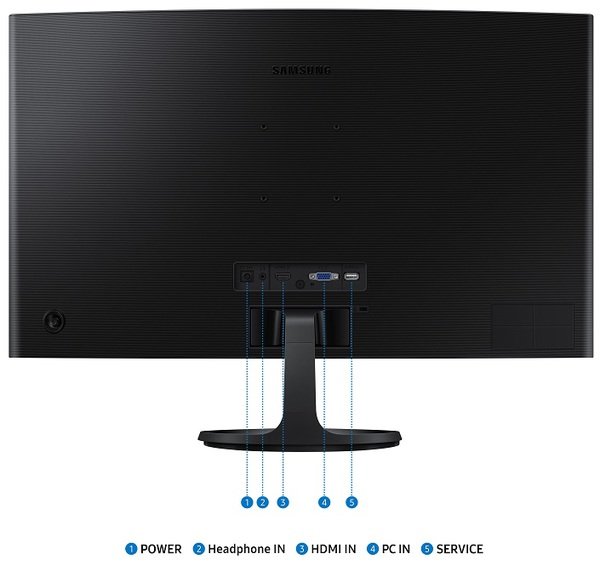 Монiтор 27″ Samsung LS27D360GAIXCI