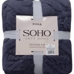 Плед Soho 200х220 см Rasch Grey
