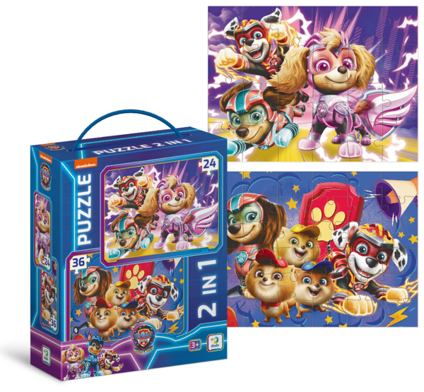 Пазл Dodo Paw Patrol Зберігаємо світ у безпеці!, 2 в 1 (200573)