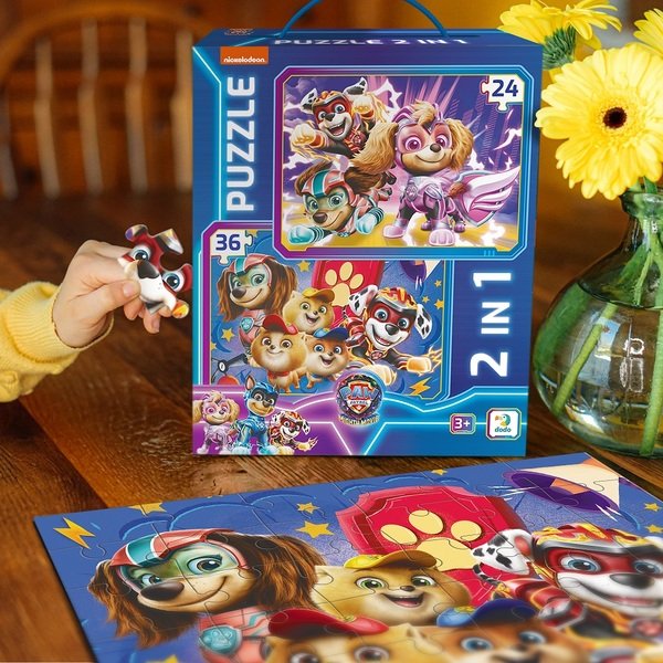 Пазл Dodo Paw Patrol Зберігаємо світ у безпеці!, 2 в 1 (200573)