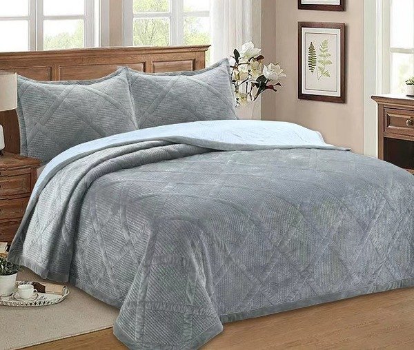 Покривало Soho 200х230 см Velur Gray