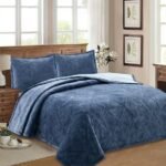 Покривало Soho 200х230 см Velur Deep Blue