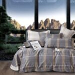 Комплект постільної білизни Soho Євро Studio 200х230 см Square Beige