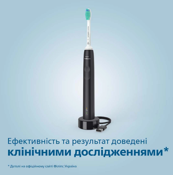 Зубна електрощітка Philips HX3673/14 Sonicare Black
