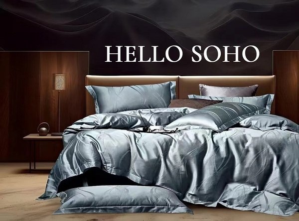 Комплект постільної білизни Soho Євро Boutique 200х230 см Wave Auqa