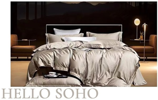 Комплект постільної білизни Soho Євро Boutique 200х230 см Wave Caramel