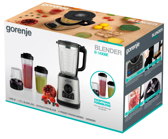 Стаціонарний блендер Gorenje B1400BE