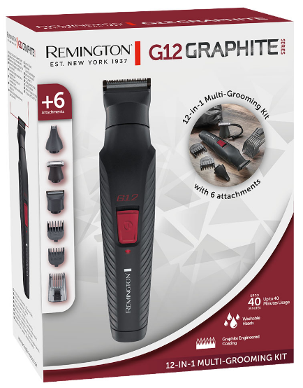 Тример універсальний Remington PG2120 G10 Graphite 12-in-1 Multigrooming Kit