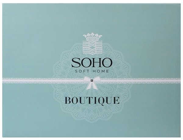 Комплект постільної білизни Soho Євро Boutique 200х230 см Butterfly Powder