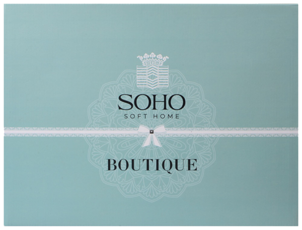 Комплект постільної білизни Soho Євро Boutique 200х230 см Leaves Olive
