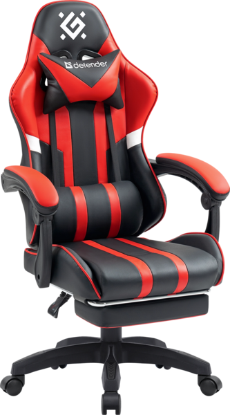 Крісло Defender Colran Red/Black (64025)