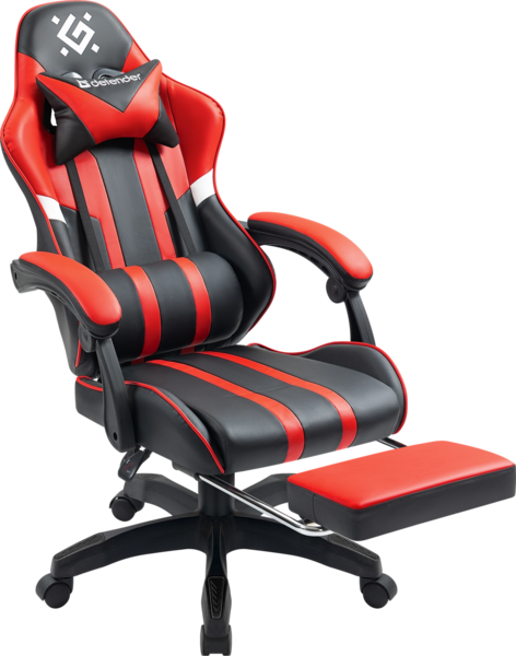 Крісло Defender Colran Red/Black (64025)