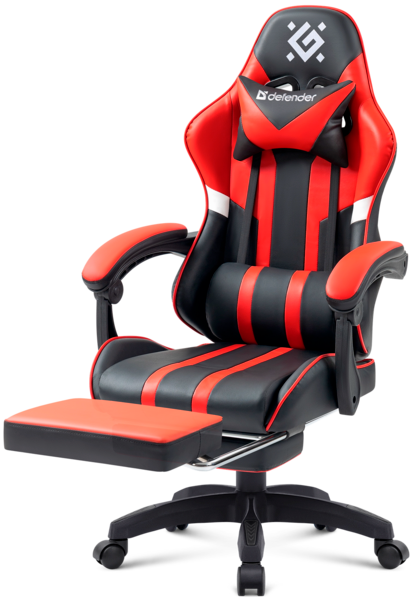 Крісло Defender Colran Red/Black (64025)