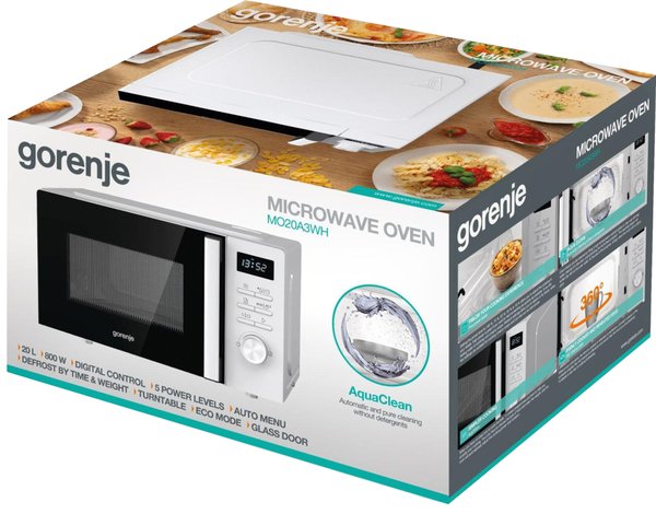 Мікрохвильова піч Gorenje MO20A3WH (M20XYZ)