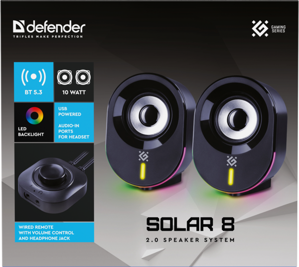 Акустика Defender Solar 8 10Вт (65938)