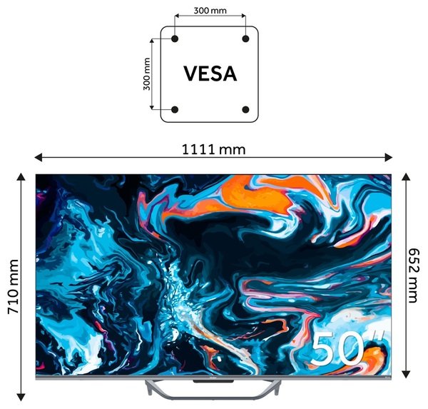LED-телевізор Haier H50Q800UX