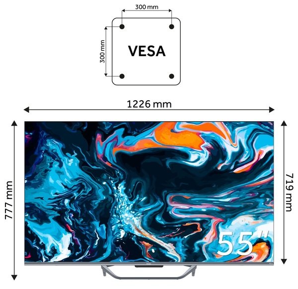 LED-телевізор Haier H55Q800UX