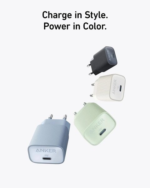 Мережевий зарядний пристрій Anker PowerPort 511 Nano IV – 30W USB-C White